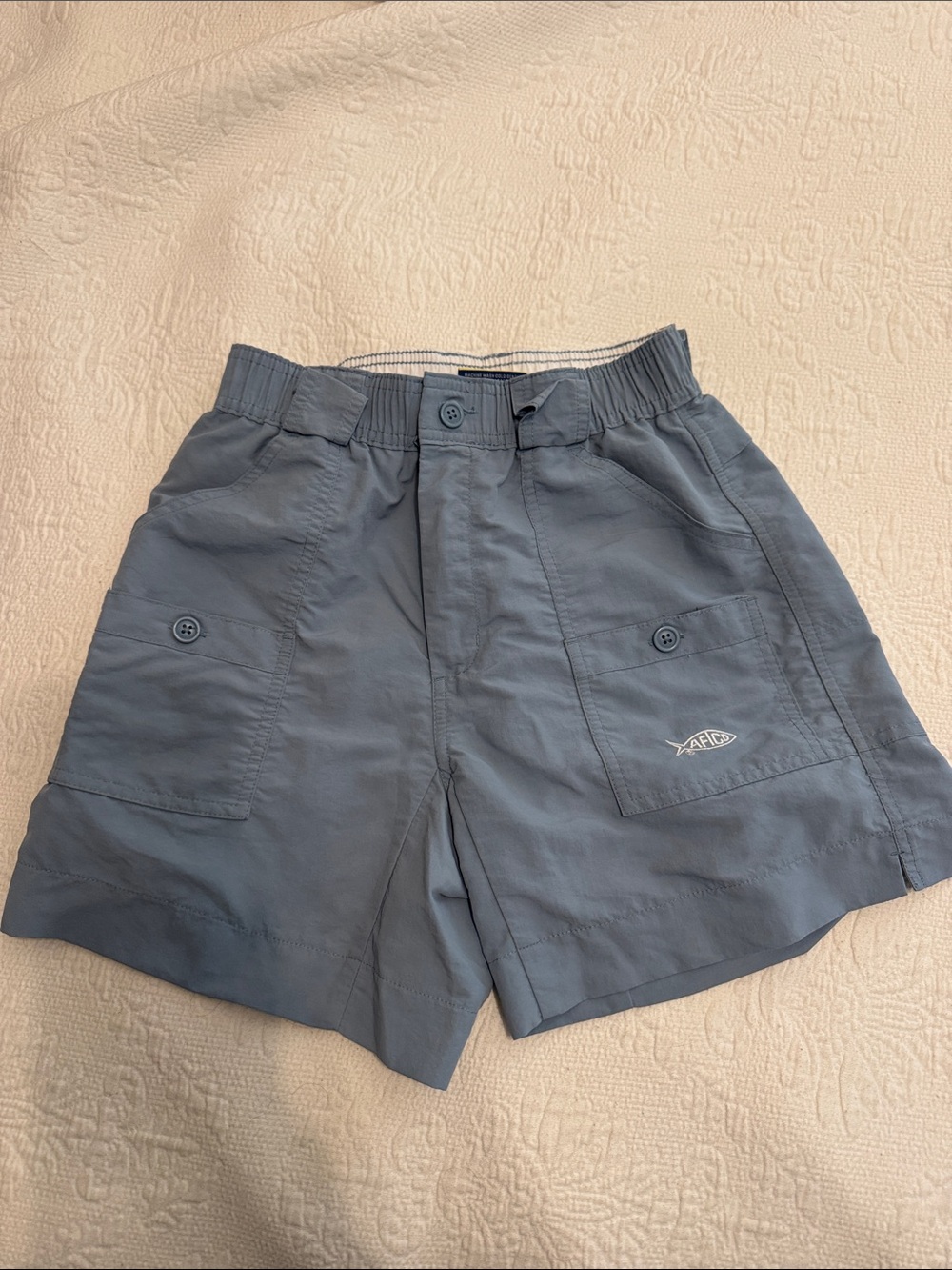 AFTCO Slate Blue Cargo Shorts